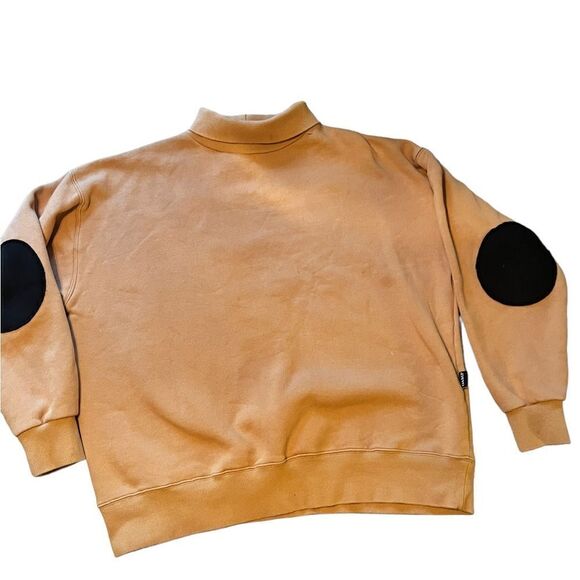 Damp Dont Ask my Plan Tan Turtleneck Sweatshirt Size XXL - Picture 1 of 10